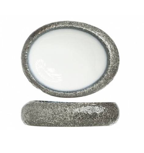 Блюдо овальное 190х150х50мм Seа Pearl Cosy&Trendy гранит/белый 9632349 Блюдо овальное 190х150х50мм Seа Pearl Cosy&Trendy гранит/белый 9632349