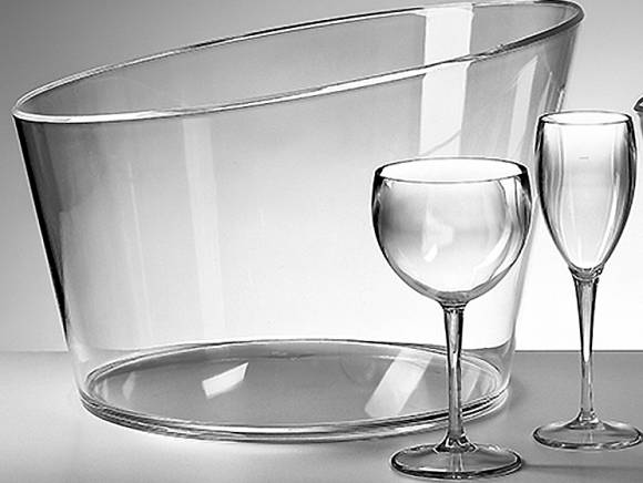 Ведро для шампанского Nipco Backet Shamp L Acrylic прозрачное 191073 /4/