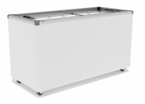 Ларь морозильный Frostor Gellar FG 500 C v25 серый с прямым стеклом Ларь морозильный Frostor Gellar FG 500 C v25 серый с прямым стеклом