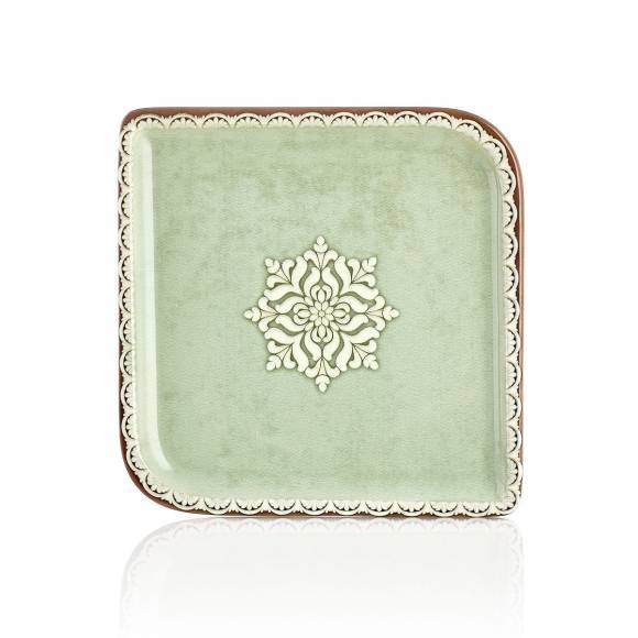 Тарелка квадратная 28*28 cм,фарфор Rome By Bone TN-RM-AR-38-KR /6/ Тарелка квадратная 28*28 cм,фарфор Rome By Bone TN-RM-AR-38-KR /6/