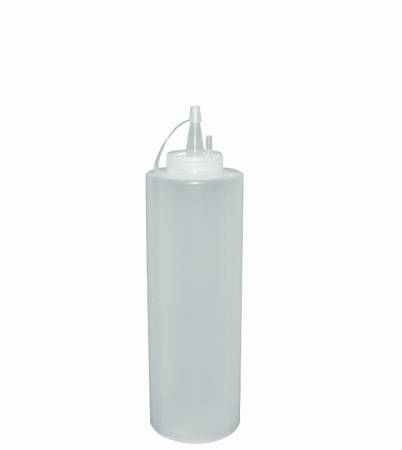 Бутылка для соуса пластиковая 1000мл белая MG 1743 /20/ Бутылка для соуса пластиковая 1000мл белая MG 1743 /20/