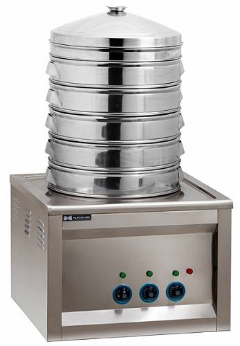 Пароварка для дим самов и мантов HURAKAN HKN-DS1 5 корзин 3Ф 148273