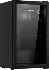 Шкаф холодильный демонстрационный Cooleq TBC-85N черный