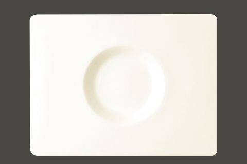 Тарелка прямоугольная 290x220мм Cinnamon глубокая, фарфор  AllSpice RAK Porcelain SPRR29 