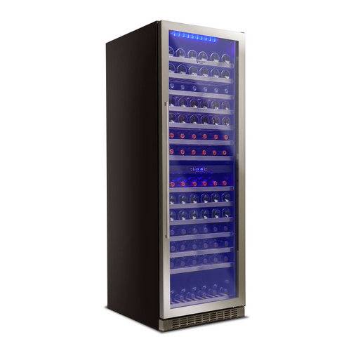 Винный шкаф компрессорный COLD VINE C154-KST2 2 температурные зоны
