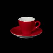 Кофейная пара 80мл Corone Gusto красная фк1732 Кофейная пара 80мл Corone Gusto красная фк1732