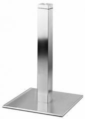 Подстолье из полированной нерж. стали 1267EM для стеклянной столешницы Подстолье из полированной нерж. стали 1267EM для стеклянной столешницы