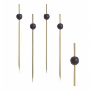 Пики бамбуковые 120мм Черная Жемчужина 100 шт/уп. HNC-352 50966 /40/ Пики бамбуковые 120мм Черная Жемчужина 100 шт/уп. HNC-352 50966 /40/