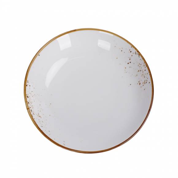 Тарелка,салатник d=21,5 см, h=4.5 см, фарфор "Elegance The Sun" P.L. NGD003-3 /6/