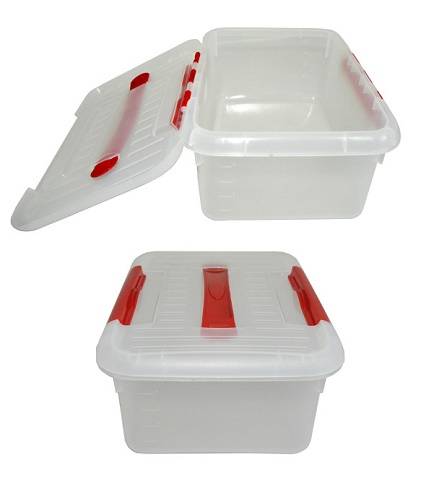 Контейнер 6л 300х230х120мм с красным зажимом MG 1706 55301 /12/