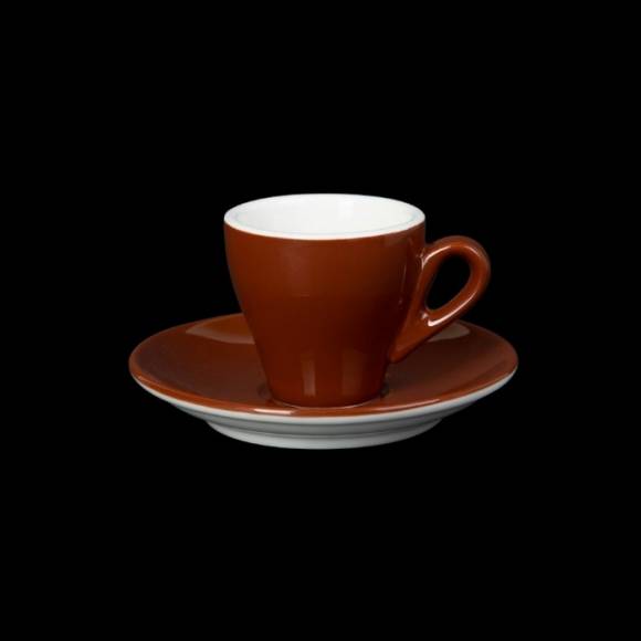 Кофейная пара 80мл Corone Gusto коричневая фк1734