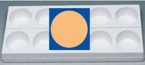 Форма для 10 пирожных D=65мм Круг Martellato 10порций по 75г Monop A001 35666