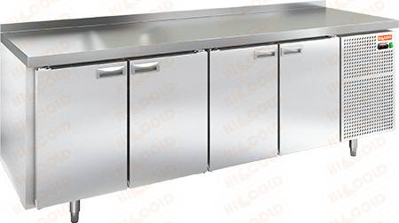 Стол морозильный Hicold GN 1111/BT W 4 двери, корпус пластификат