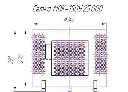 Сетка МОК-150У.25.000 для картофелечистки Торгмаш (Барановичи)