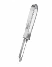 Овощечистка 6/15 см. с плавающим лезвием, нерж с хром ручкой MGsteel 72597