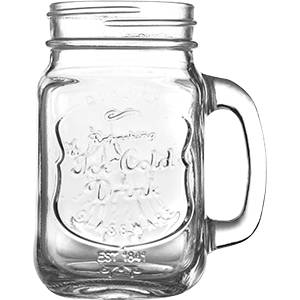 Кружка пивная Банка 450мл ProHotel стекло D=107,H=132мм без крышки FT15008