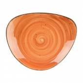 Тарелка 280х230мм фарфор Fusion Brown Shore P.L.  81223211 /6/