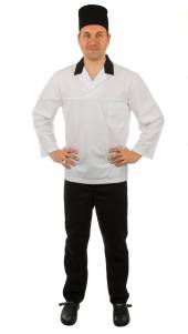 Брюки повара летние р-р 50 черные 00200  со218