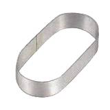 Форма кондитерская 200х100х60мм Овал Спика нерж.