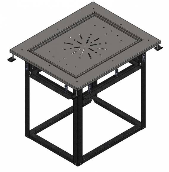 Прилавок диспенсер для подносов встраиваемый RD30D Drop In 570х700х630мм