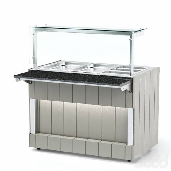 Мармит для вторых блюд RM23AS Capital 1505x700x1255(830)мм