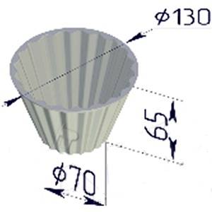 Форма для кекса 130/65 Спика 130х70х65мм