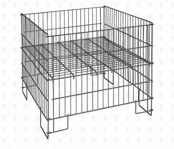 Корзина для  распродаж 600х780х800 (цинк) то-5.9.1 Юнитрейд 