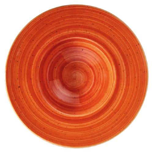 Тарелка для пасты 28см 400мл фарфор Banquet Aura Terracota Bonna /6/ ATC BNC 28 CK