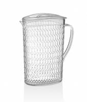 Кувшин 2,2 л. h=240 мм. с крышкой Даймонд, поликарбонат прозрачн. GP 80017