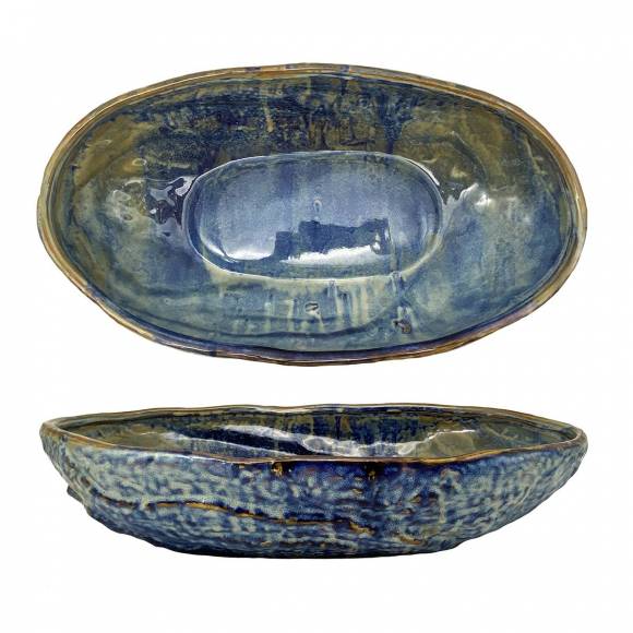 Блюдо 1.5л, 35*19см,фарфор,Aqua Blue Proff Cuisine ZA0602-14-A Блюдо 1.5л, 35*19см,фарфор,Aqua Blue Proff Cuisine ZA0602-14-A