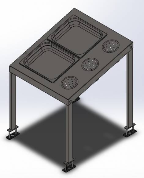Диспенсер для столовых приборов (стаканы+GN) встраиваемый RD10МD Drop In 555х615х680мм Диспенсер для столовых приборов (стаканы+GN) встраиваемый RD10МD Drop In 555х615х680мм