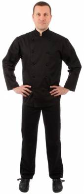 Брюки повара летние р-р 60 черные 00200 со2150