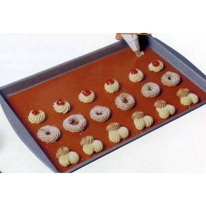 Коврик силиконовый 300х400мм красный Martellato RRUS SILICOPAT 7/R