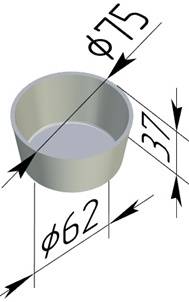 Форма для хлеба Спика круглая 75х 65 х 35 (для маффинов) Форма для хлеба Спика круглая 75х 65 х 35 (для маффинов)
