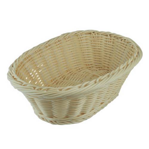 Корзинка для хлеба овальная; полиротанг; H=70, L=235, B=150мм; бежев. ProHotel 4007/B-01