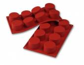 Форма силиконовая "Цилиндр" 30*17,5 8ячеек (d6h3.5)  P.L. (81200433) D-028