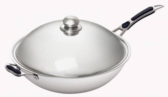 Сковорода WOK с крышкой Bartscher для индукционной плиты IW 35, 105.981