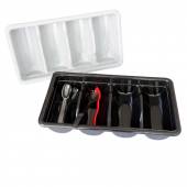 Контейнер для столовых приборов 4 ячейки 515х290х95мм полипропилен (JingBao) 8673