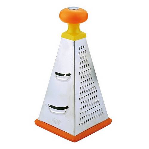 Терка 4-х гранная нерж. с пластик. ручкой 93-AC-GR-73