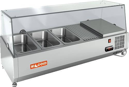 Витрина холодильная настольная Hicold VRTG 1000 1/4 Витрина холодильная настольная Hicold VRTG 1000 1/4