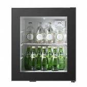 Шкаф холодильный барный Cooleq TBC-38 черный термоэлектрический