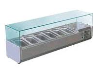 Витрина холодильная для ингредиентов пиццы настольная COOLEQ VRX 1500/380