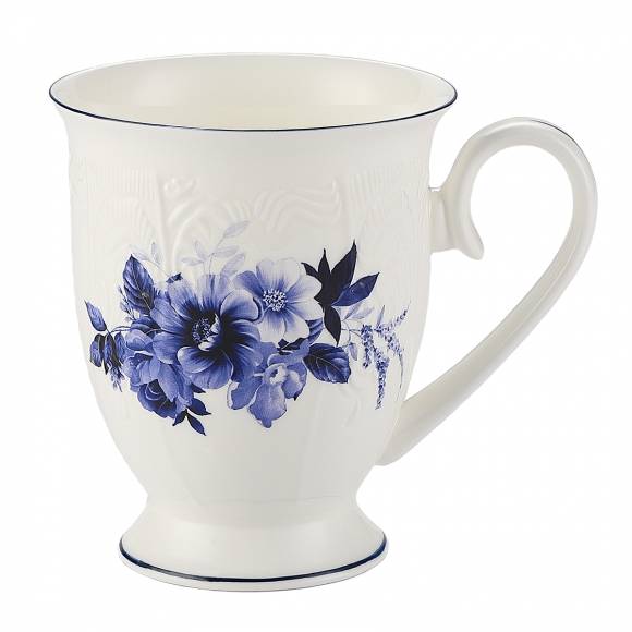 Кружка с ручкой 300мл Blue Flower P.L. Proff Cuisine NY-KEB4706X6 /6/