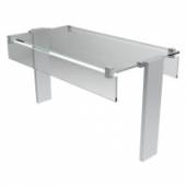 Полка настольная Gastrolux ПН-053/Т стеклянная Т-образная