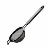 Сито с пласт. ручкой; антиприг.покр.; D=70, H=30, L=185мм; черный Tramontina 11.25.07 Сито с пласт. ручкой; антиприг.покр.; D=70, H=30, L=185мм; черный Tramontina 11.25.07