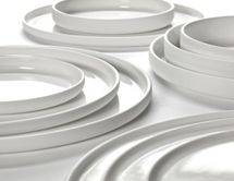 Тарелка плоская 330мм с вертикальным бортом фарфор Selas Ariane белый ASEARN000011033