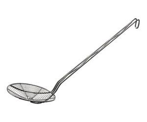 Шумовка 250мм сетчатая нерж. MGSteel WS10. Шумовка 250мм сетчатая нерж. MGSteel WS10.