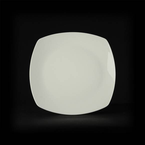 Тарелка квадратная 200х200мм Chan Wave (Quadro) ivory LQ-QD0128B фк0208.