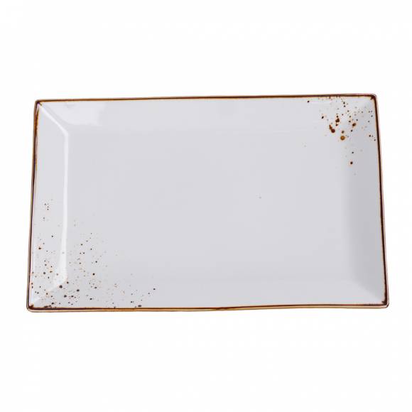 Блюдо прямоугольное 35*25 см, фарфор "Elegance The Sun" P.L. NGD015-4 /4/