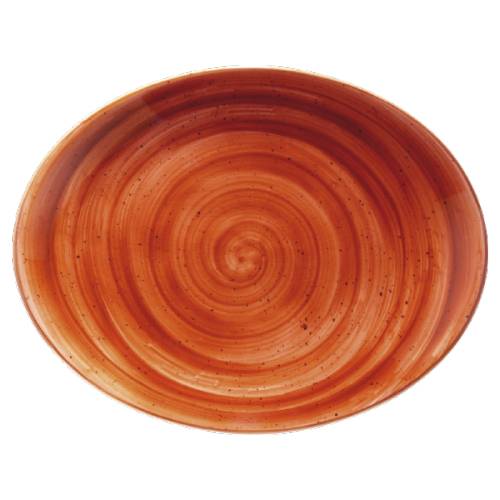 Блюдо овальное 31х24см фарфор Moove Aura Terracota Bonna /6/ ATC MOV 31 OV